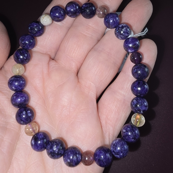 8mm Chariot With 6mm Auralite 23 Bracelet - Picture 7 of 10